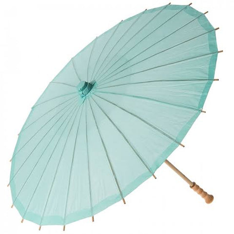 Paper Parasol - Mint Green (84cm Diameter)