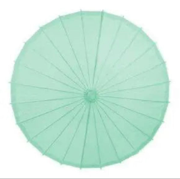 Paper Parasol - Mint Green (84cm Diameter)