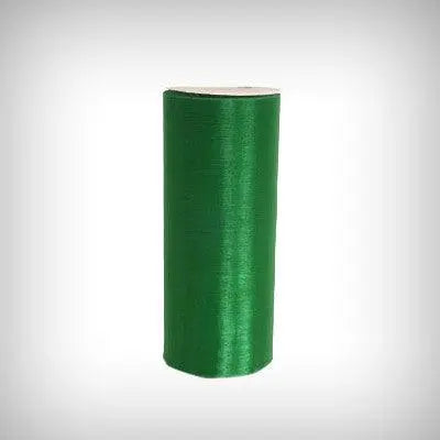 Emerald Green Organza Roll ( 6" x 25 yards) - My Wedding Store