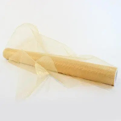 Gold Organza Wrap - 47cm wide x 9 metres