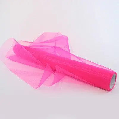 Hot Pink Organza Wrap - 47cm wide x 9 metres - My Wedding Store