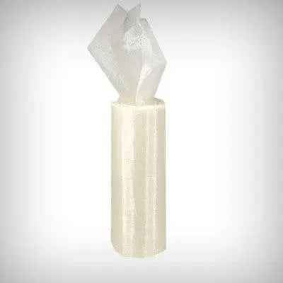 Ivory Organza Roll ( 6" x 25 yards) - My Wedding Store