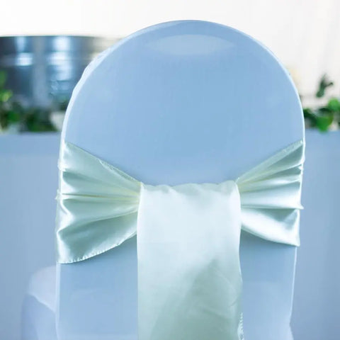 Ivory Satin Sash (27cm x 240cm) - 10 Pieces - My Wedding Store