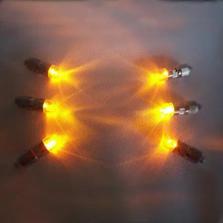 Lantern LED Light - Amber (6 pieces) - My Wedding Store