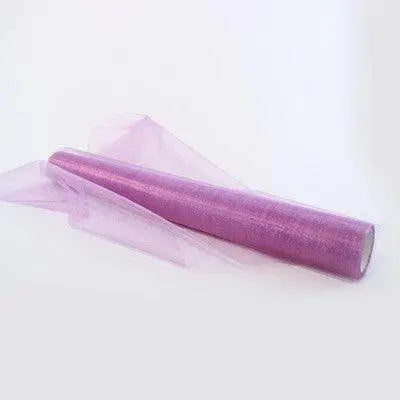 Light Purple Organza Wrap - 47cm wide x 9 metres - My Wedding Store