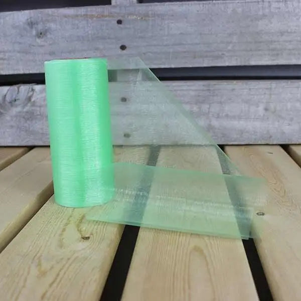 Mint Organza Roll ( 6" x 25 yards) - My Wedding Store