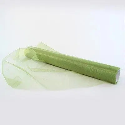 Olive Green Organza Wrap - 71cm wide x 9 metres - My Wedding Store