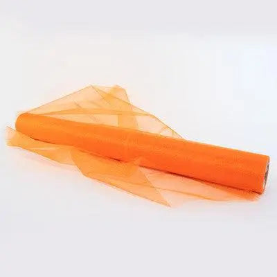 Orange Organza Wrap - 47cm wide x 9 metres - My Wedding Store