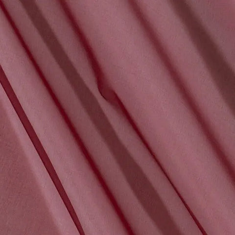 Organza Fabric - Burgundy - 47cm wide x 9 metres - My Wedding Store