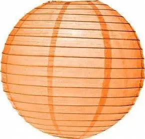 Paper Lantern  - Orange Medium 30cm Diameter - My Wedding Store