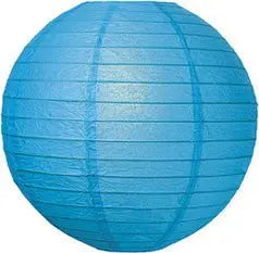 Paper Lantern - Turquoise Blue Medium 30cm Diameter - My Wedding Store