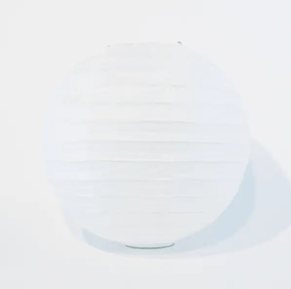 Paper Lantern - White - Extra Small 15cm Diameter - My Wedding Store