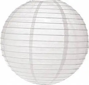 Paper Lantern - White medium 30cm Diameter - My Wedding Store