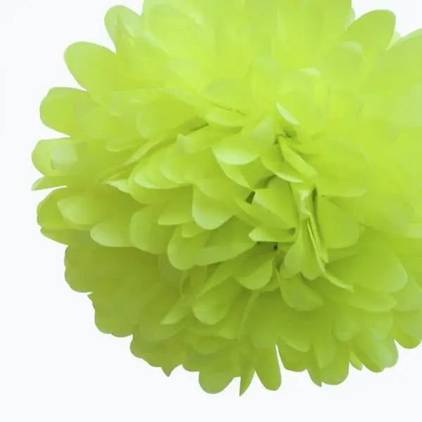 Apple Green Tissue Paper Pom-Pom - Large