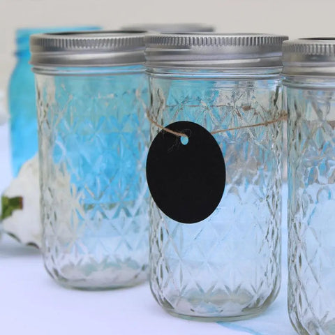 Quilted Glass Jar - Large - 1 pc - My Wedding Store