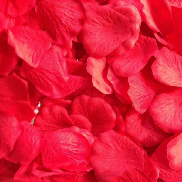 Silk Rose Petals (500) Red My Wedding Store
