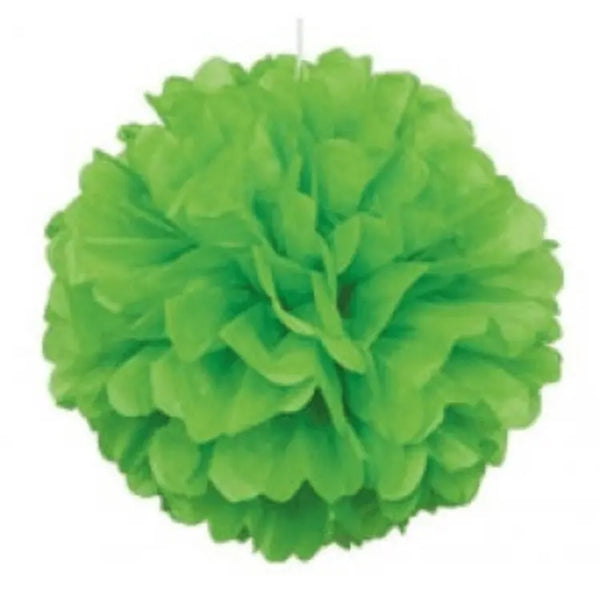 Tissue Paper Pom-Pom - Green - Large - My Wedding Store
