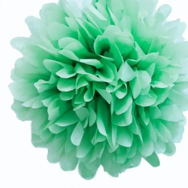 Tissue Paper Pom-Pom - Mint - Large - My Wedding Store