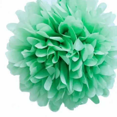 Tissue Paper Pom-Pom - Mint - Large - My Wedding Store