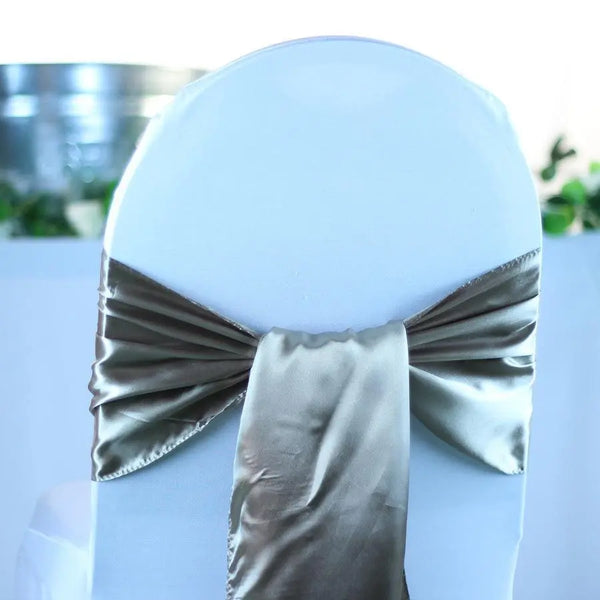 Vintage Beige Satin Sash (27cm x 240cm) - 10 Pieces - My Wedding Store