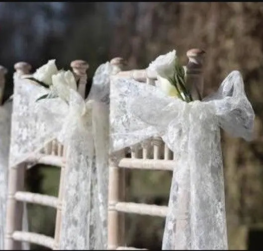 Vintage Lace Table Runner / Chair Sash - 1 Piece - My Wedding Store
