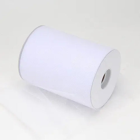 White Tulle Roll - Bulk - Premium Quality (14.5cm x 90 Metres)